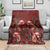 Oxblood Bird of Batik Papua Blanket Exotic Natural Wealth of Papua - Polynesian Pride