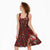 Oxblood Bird of Batik Papua Midi Dress Exotic Natural Wealth of Papua - Polynesian Pride