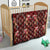 Oxblood Bird of Batik Papua Quilt Exotic Natural Wealth of Papua - Polynesian Pride