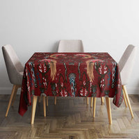 Oxblood Bird of Batik Papua Tablecloth Exotic Natural Wealth of Papua - Polynesian Pride