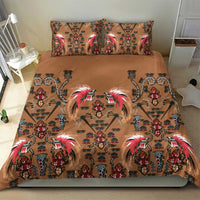 Terracotta Bird of Batik Papua Bedding Set Exotic Natural Wealth of Papua - Polynesian Pride