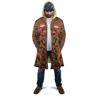 Terracotta Bird of Batik Papua Cloak Exotic Natural Wealth of Papua - Polynesian Pride