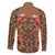 Terracotta Bird of Batik Papua Family Matching Off Shoulder Short Dress and Hawaiian Shirt Exotic Natural Wealth of Papua - Polynesian Pride
