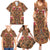 Terracotta Bird of Batik Papua Family Matching Summer Maxi Dress and Hawaiian Shirt Exotic Natural Wealth of Papua - Polynesian Pride