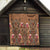 Terracotta Bird of Batik Papua Quilt Exotic Natural Wealth of Papua - Polynesian Pride