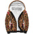 Terracotta Bird of Batik Papua Sherpa Hoodie Exotic Natural Wealth of Papua - Polynesian Pride
