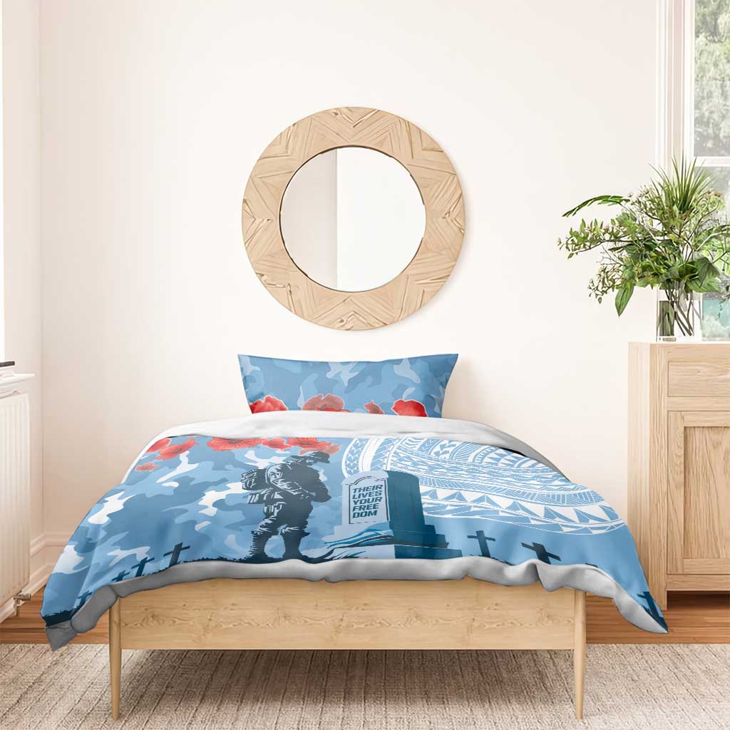 FSM Verterans Day Bedding Set Their Lives Your Freedom