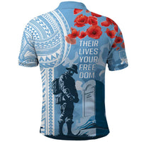 FSM Verterans Day Polo Shirt Their Lives Your Freedom