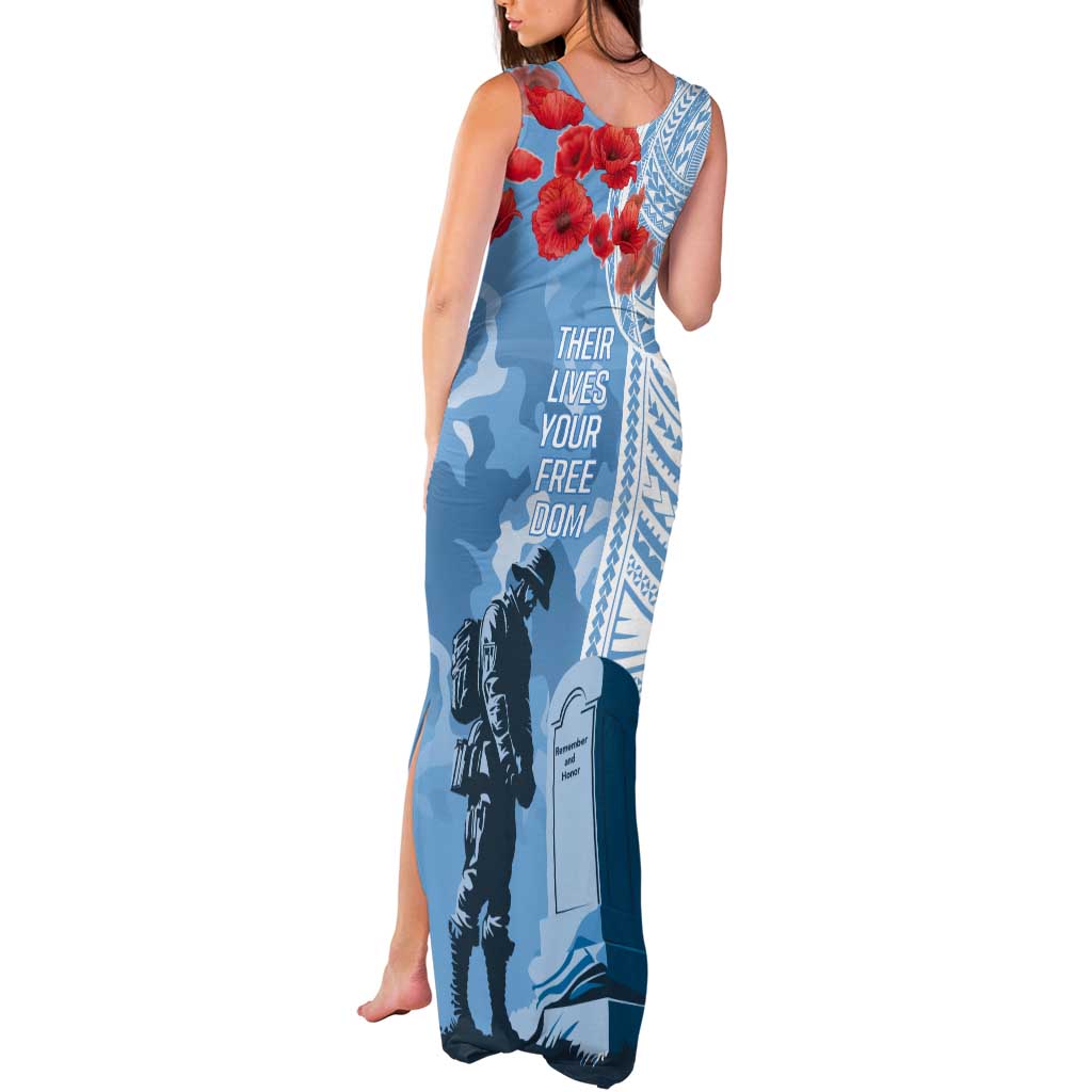 FSM Verterans Day Tank Maxi Dress Their Lives Your Freedom