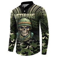 Veterans Day Button Sweatshirt War Never Leaves A Veteran Proud Military