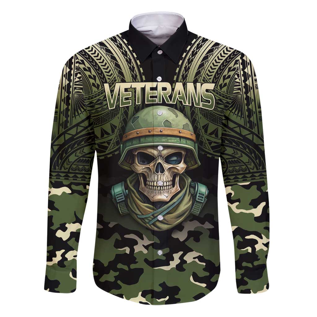 Veterans Day Family Matching Puletasi and Hawaiian Shirt War Never Leaves A Veteran Proud Military