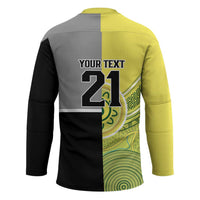 Custom Cricket AUNZ Spirit Hockey Jersey Aussie New Zealand Retro Edition - Polynesian Pride