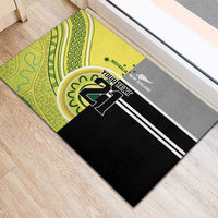 Custom Cricket AUNZ Spirit Rubber Doormat Aussie New Zealand Retro Edition LT9 - Polynesian Pride