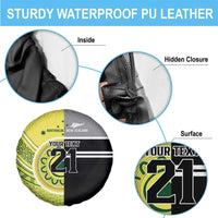 Custom Cricket AUNZ Spirit Spare Tire Cover Aussie New Zealand Retro Edition - Polynesian Pride