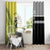 Custom Cricket AUNZ Spirit Window Curtain Aussie New Zealand Retro Edition - Polynesian Pride