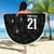 Custom NZ Cricket Pride Beach Blanket Silver Fern Fan Supporter Apparel - Polynesian Pride