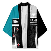 Custom NZ Cricket Pride Kimono Silver Fern Fan Supporter Apparel - Polynesian Pride