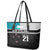 Custom NZ Cricket Pride Leather Tote Bag Silver Fern Fan Supporter Apparel - Polynesian Pride