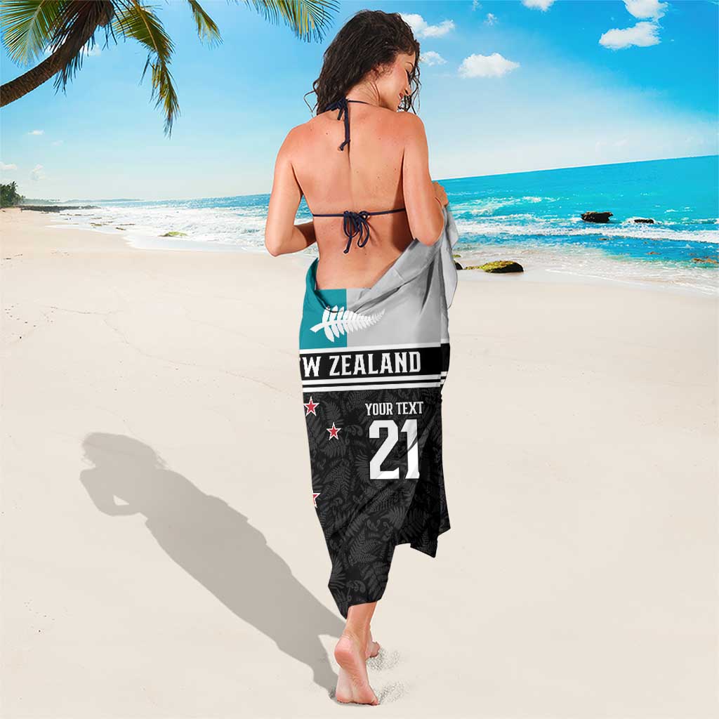 Custom NZ Cricket Pride Sarong Silver Fern Fan Supporter Apparel - Polynesian Pride