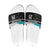 Custom NZ Cricket Pride Slide Sandals Silver Fern Fan Supporter Apparel - Polynesian Pride