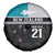 Custom NZ Cricket Pride Spare Tire Cover Silver Fern Fan Supporter Apparel - Polynesian Pride