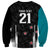 Custom NZ Cricket Pride Sweatshirt Silver Fern Fan Supporter Apparel - Polynesian Pride