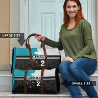 Custom NZ Cricket Pride Travel Bag Silver Fern Fan Supporter Apparel - Polynesian Pride