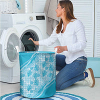 Hawaii Breadfruit Palaka Laundry Basket Polu Maile Lei - Polynesian Pride