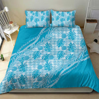 Hawaii Breadfruit Palaka Bedding Set Polu Maile Lei - Polynesian Pride