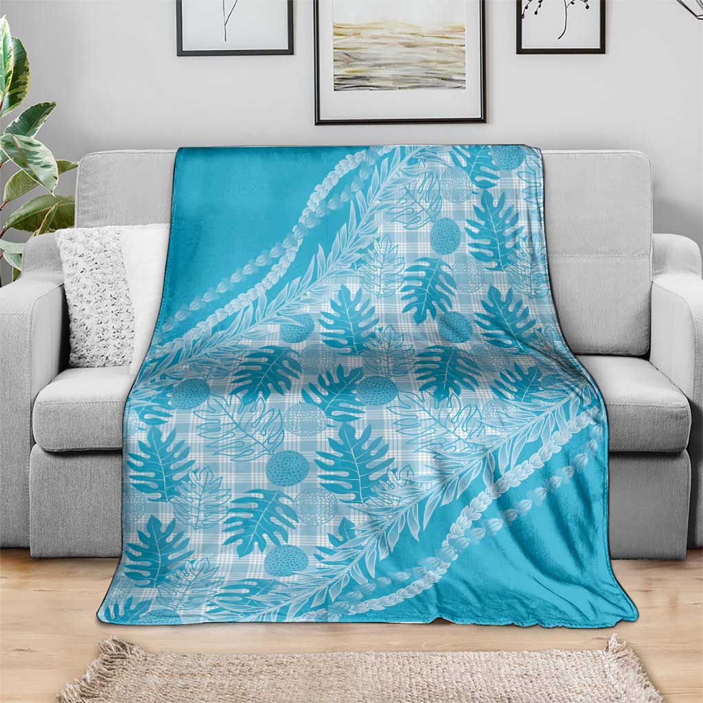 Hawaii Breadfruit Palaka Blanket Polu Maile Lei - Polynesian Pride