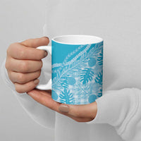 Hawaii Breadfruit Palaka Ceramic Mug Polu Maile Lei - Polynesian Pride