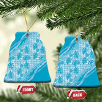 Hawaii Breadfruit Palaka Ceramic Ornament Polu Maile Lei - Polynesian Pride