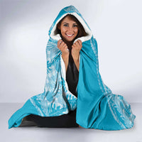 Hawaii Breadfruit Palaka Hooded Blanket Polu Maile Lei - Polynesian Pride