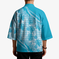 Hawaii Breadfruit Palaka Kimono Polu Maile Lei - Polynesian Pride