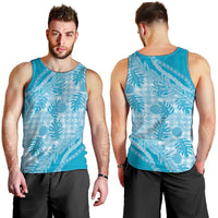 Hawaii Breadfruit Palaka Men Tank Top Polu Maile Lei - Polynesian Pride