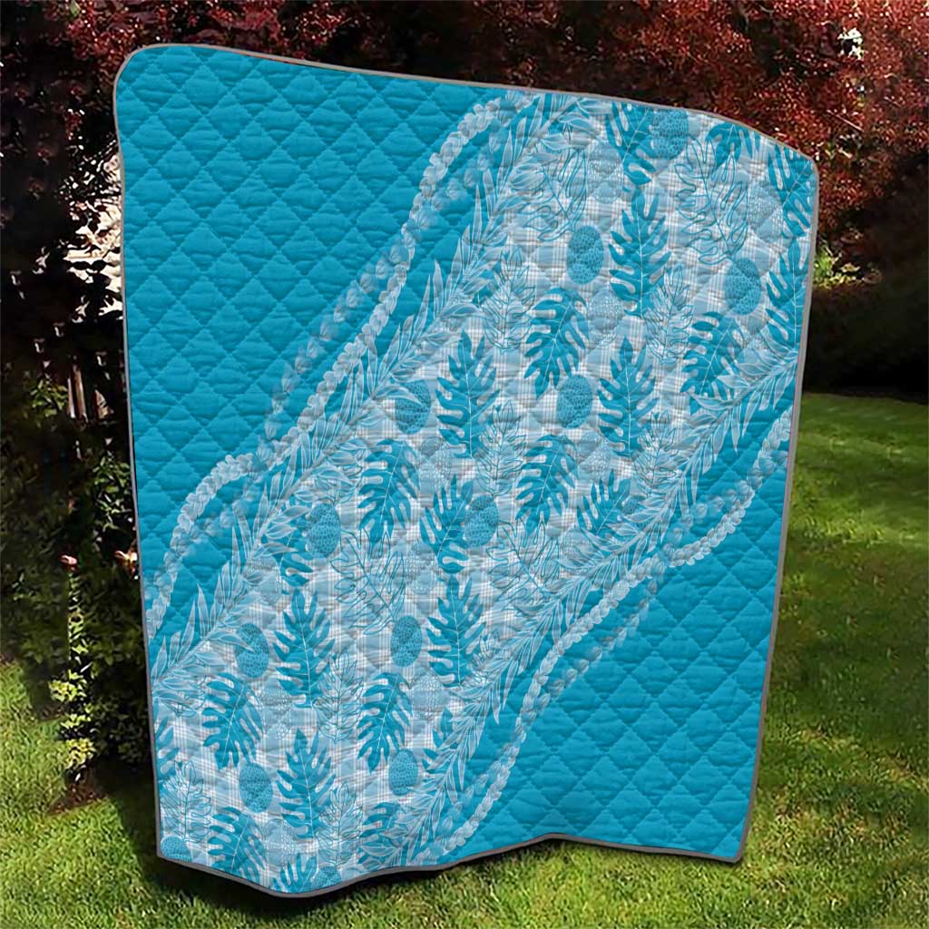 Hawaii Breadfruit Palaka Quilt Polu Maile Lei - Polynesian Pride