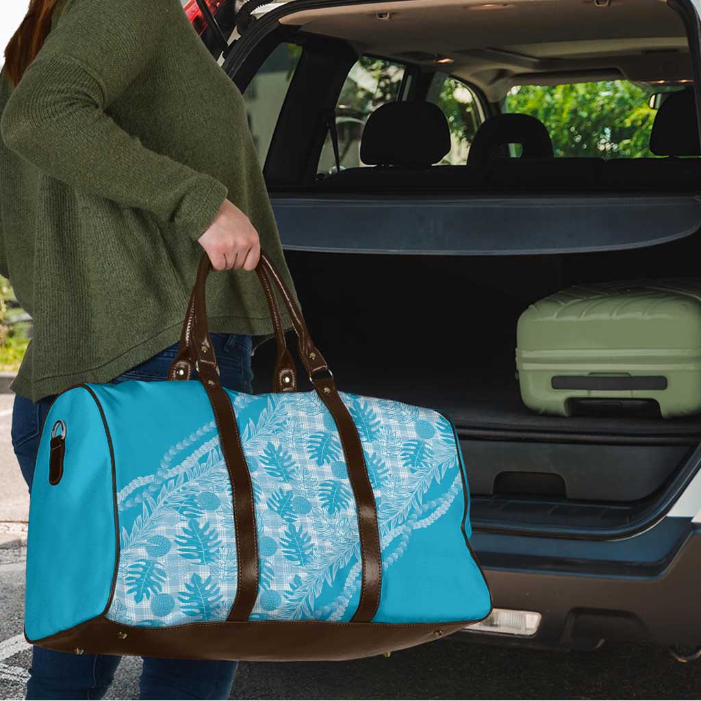 Hawaii Breadfruit Palaka Travel Bag Polu Maile Lei - Polynesian Pride