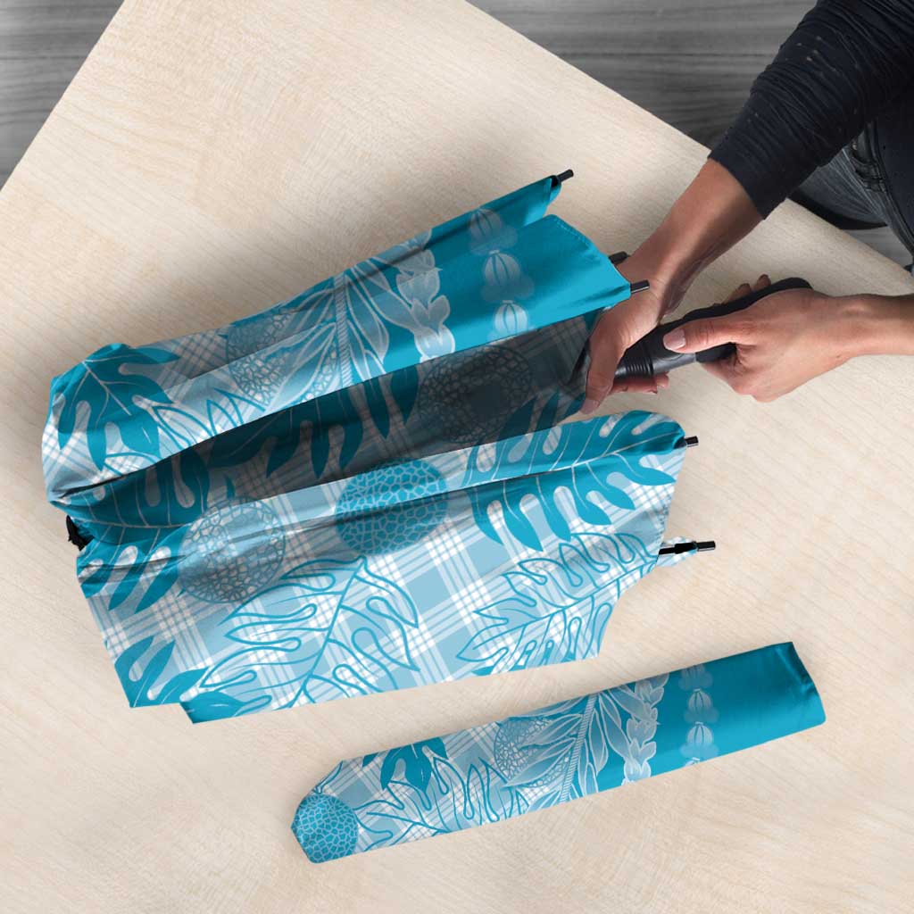 Hawaii Breadfruit Palaka Umbrella Polu Maile Lei - Polynesian Pride