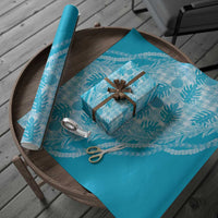 Hawaii Breadfruit Palaka Wrapping Paper Polu Maile Lei - Polynesian Pride