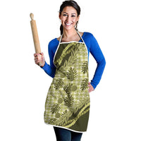 Hawaii Breadfruit Palaka Apron Omaomao Maile Lei - Polynesian Pride