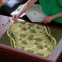Hawaii Breadfruit Palaka Puzzle Omaomao Maile Lei - Polynesian Pride