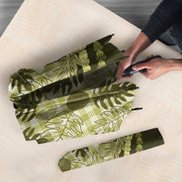 Hawaii Breadfruit Palaka Umbrella Omaomao Maile Lei - Polynesian Pride