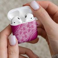 Hawaii Breadfruit Palaka AirPods Case Omaomao Ulaula Maile Lei - Polynesian Pride