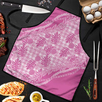 Hawaii Breadfruit Palaka Apron Omaomao Ulaula Maile Lei - Polynesian Pride