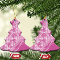 Hawaii Breadfruit Palaka Ceramic Ornament Omaomao Ulaula Maile Lei - Polynesian Pride