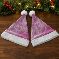 Hawaii Breadfruit Palaka Christmas Santa Hat Omaomao Ulaula Maile Lei - Polynesian Pride