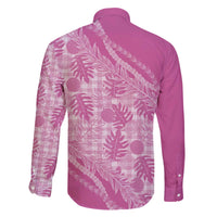 Hawaii Breadfruit Palaka Family Matching Off The Shoulder Long Sleeve Dress and Hawaiian Shirt Omaomao Ulaula Maile Lei - Polynesian Pride