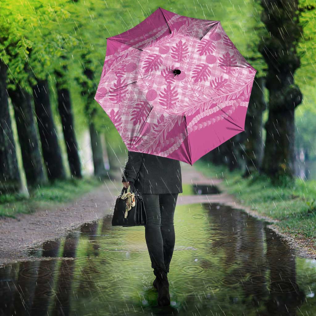 Hawaii Breadfruit Palaka Umbrella Omaomao Ulaula Maile Lei - Polynesian Pride