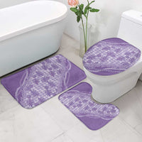 Hawaii Breadfruit Palaka Bathroom Set Poni Maile Lei - Polynesian Pride