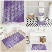 Hawaii Breadfruit Palaka Bathroom Set Poni Maile Lei - Polynesian Pride